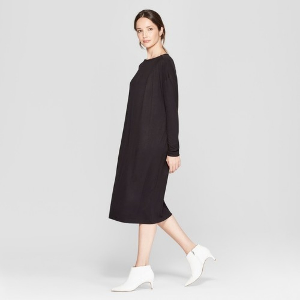 CLOSET CLOSING | Long Sleeve Deep Tuck Knit Dress